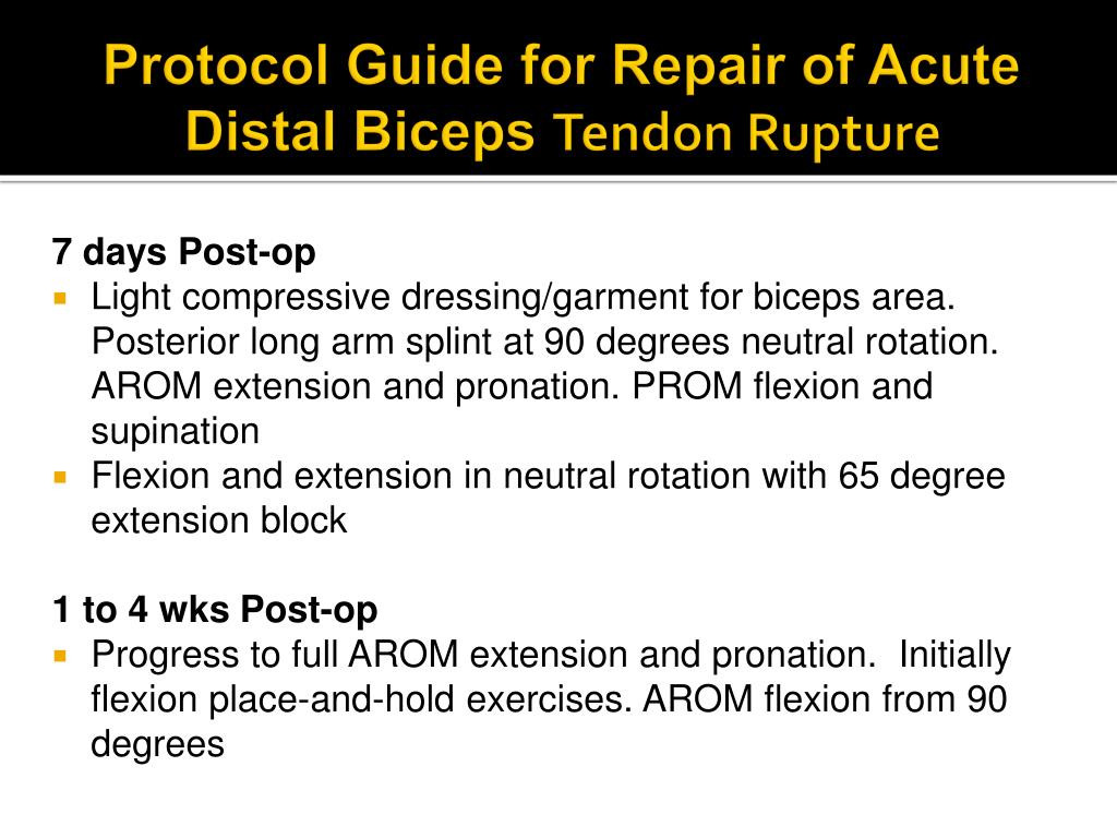 Supination Pronation Test  Distal Biceps Tendon Rupture 