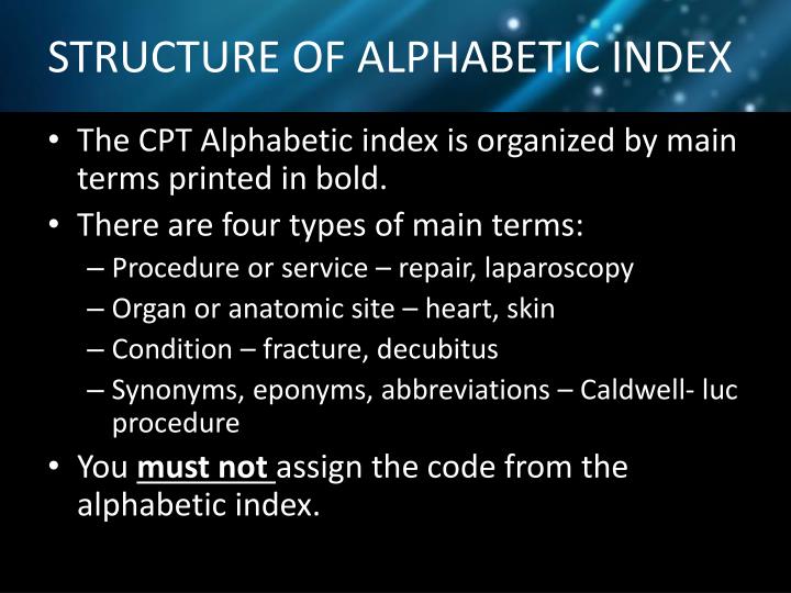 PPT - INTRODUCTION TO CPT CODING PowerPoint Presentation - ID:2017118