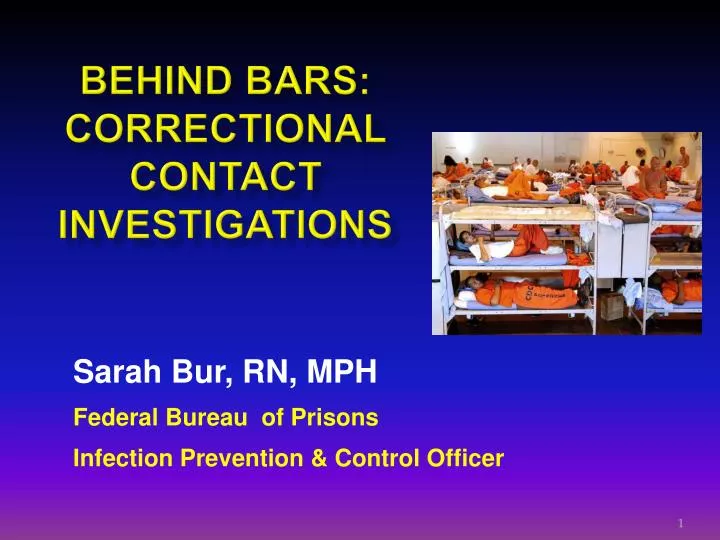 behind bars correctional contact investigations n.