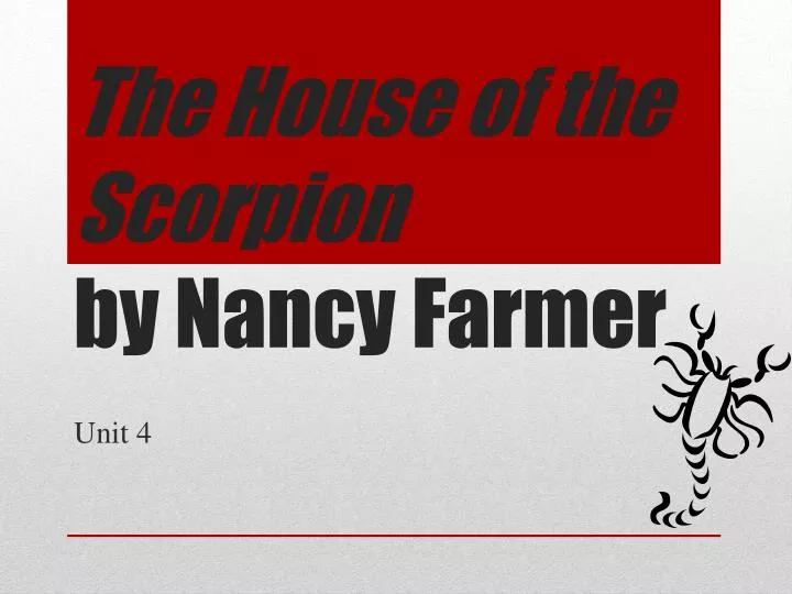 the house of the scorpion by nancy farmer n.