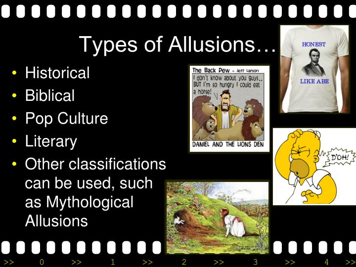 types of allusions