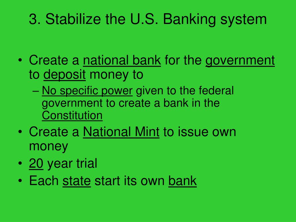 PPT - What was Alexander Hamilton’s plan for the Economy? PowerPoint ...