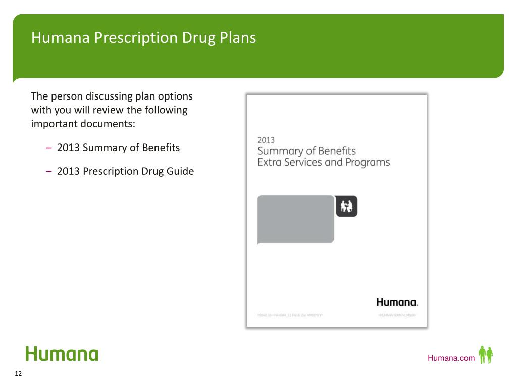 PPT Humana Prescription Drug Plan Humana Enhanced PDP Humana Complete