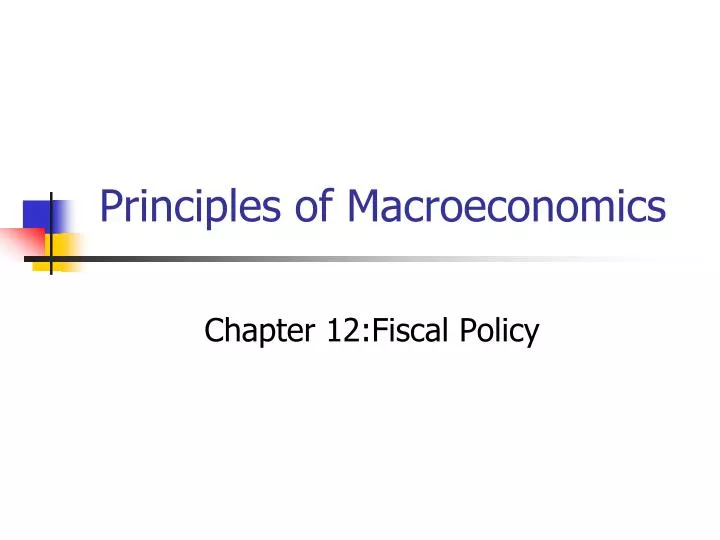 PPT - Principles Of Macroeconomics PowerPoint Presentation, Free ...