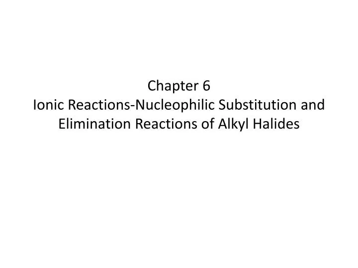 an introduction to the nucleophilic substitution reactions Recall from chapter 6 that, in many ways, the proton transfer process in a brønsted-lowry acid-base reaction can be thought of as simply a special kind of nucleophilic substitution reaction, one in which the electrophile is a hydrogen rather than a carbon in both reaction types, we are looking at. an introduction to the nucleophilic substitution reactions Recall from chapter 6 that, in many ways, the proton transfer process in a brønsted-lowry acid-base reaction can be thought of as simply a special kind of nucleophilic substitution reaction, one in which the electrophile is a hydrogen rather than a carbon in both reaction types, we are looking at.