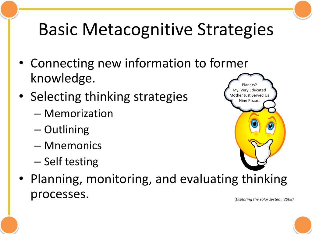 metacognitive strategies research paper