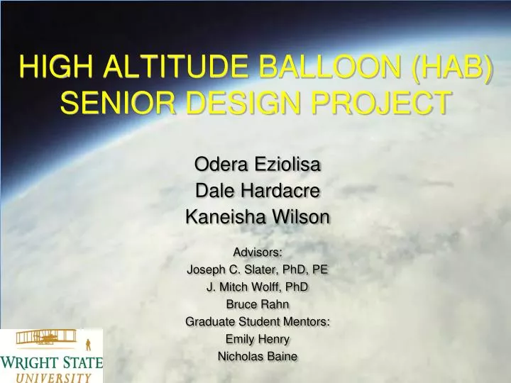 high altitude balloon hab senior design project n.
