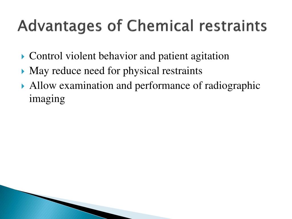 Advantages And Disadvantages Of Restrains