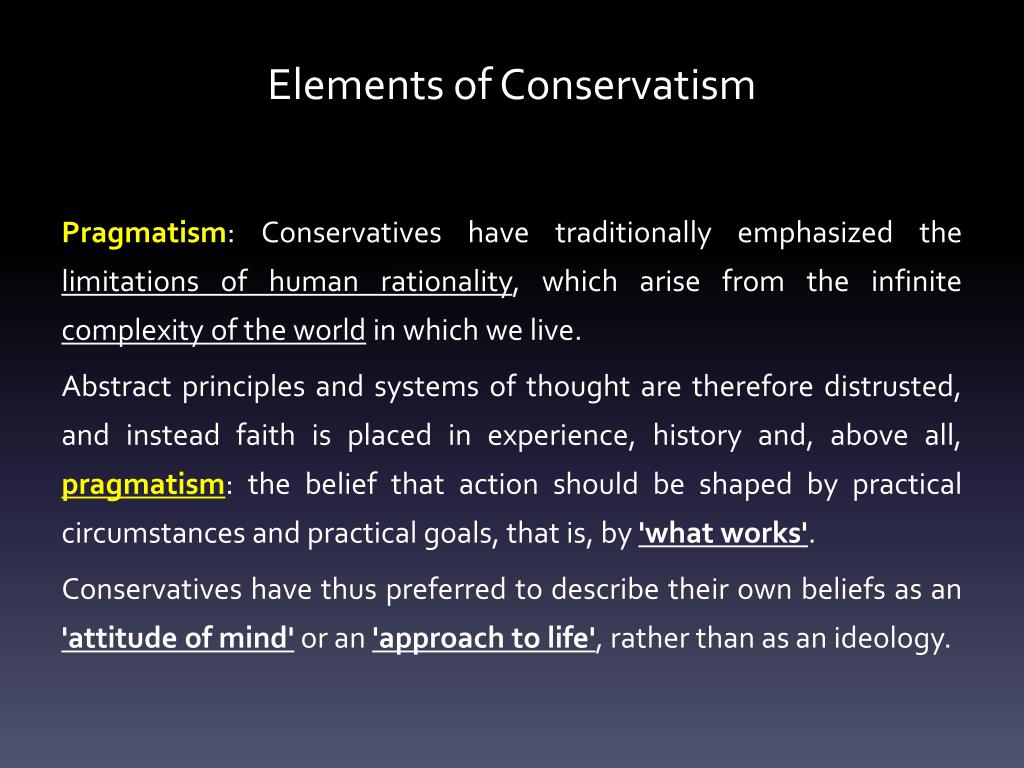 The Concept Of Power Between Conservatism And