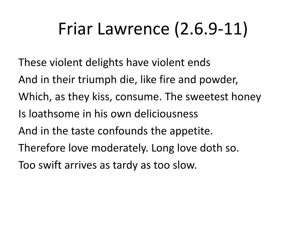 Friar Lawrences Fault