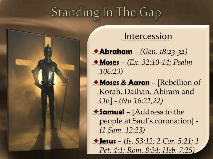 PPT Standing In The Gap PowerPoint Presentation ID2021703