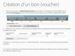Cr ation d un bon voucher