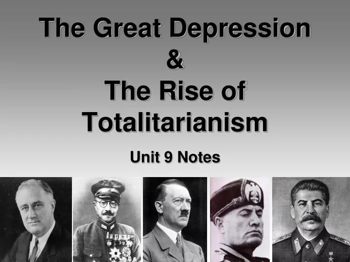 totalitarianism leaders