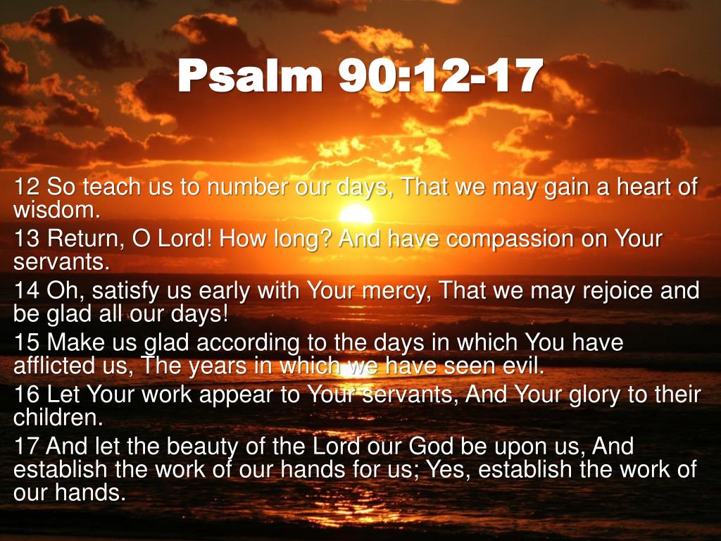 PPT Psalm 90 12 17 PowerPoint Presentation Free Download ID 2023584