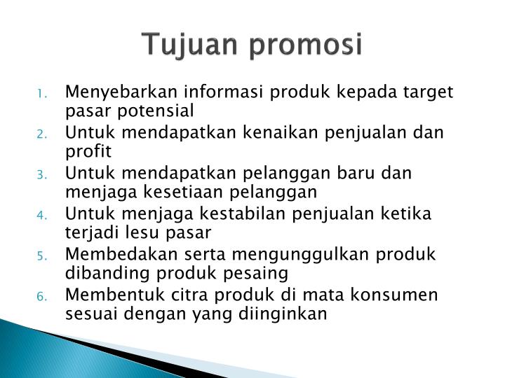 PPT - Promosi (Bagian Marketing Mix) PowerPoint PPT - Promosi (Bagian Marketing Mix) PowerPoint