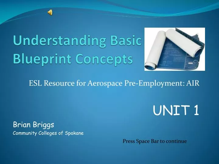 PPT - Understanding Basic Blueprint Concepts PowerPoint Presentation ...