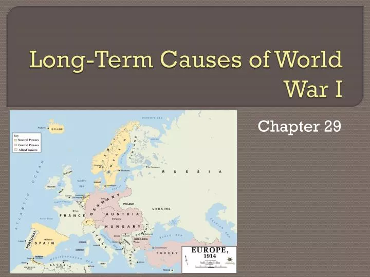 PPT LongTerm Causes of World War