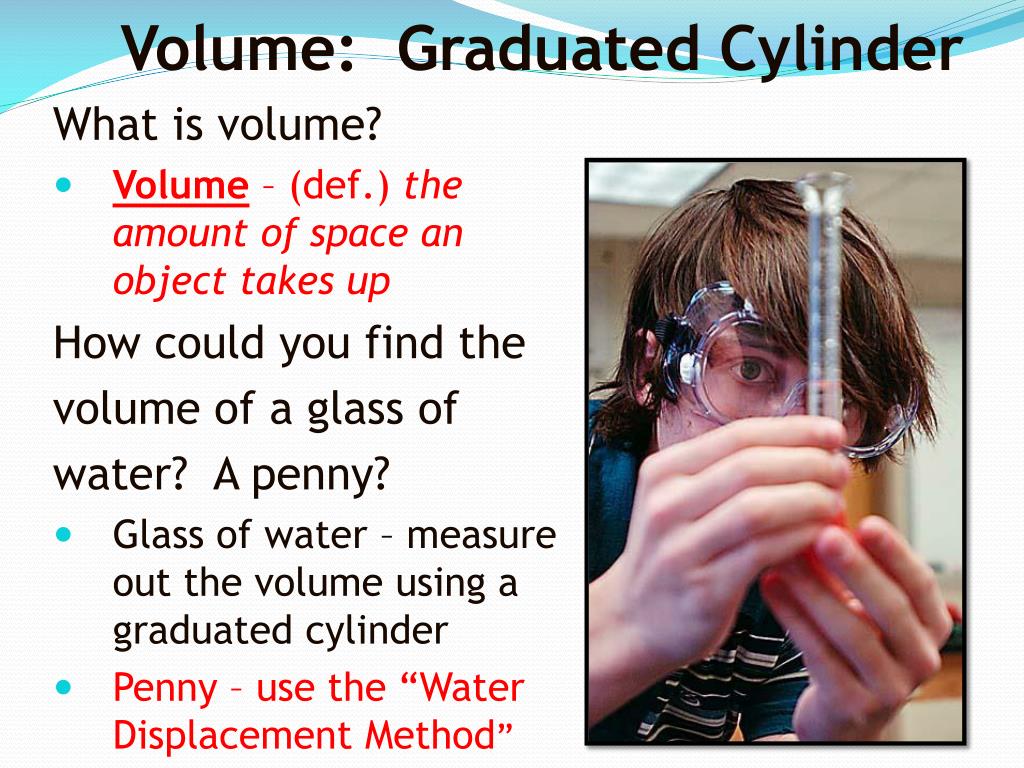 Ppt what is volume volume def the amount of space an object