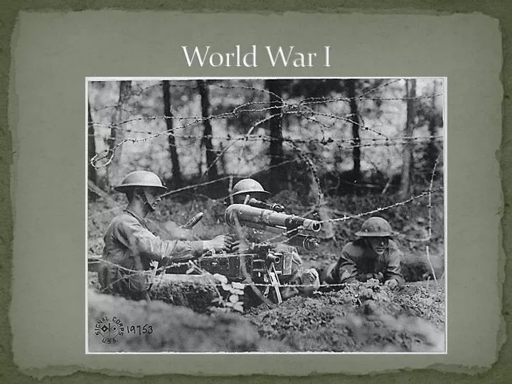 PPT - World War I PowerPoint Presentation, free download - ID:2025164