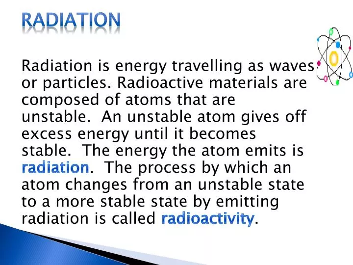 PPT - Radiation PowerPoint Presentation, free download - ID:2025216