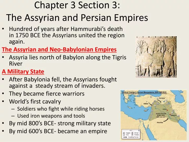 Compare And Contrast Persian And Assyrians