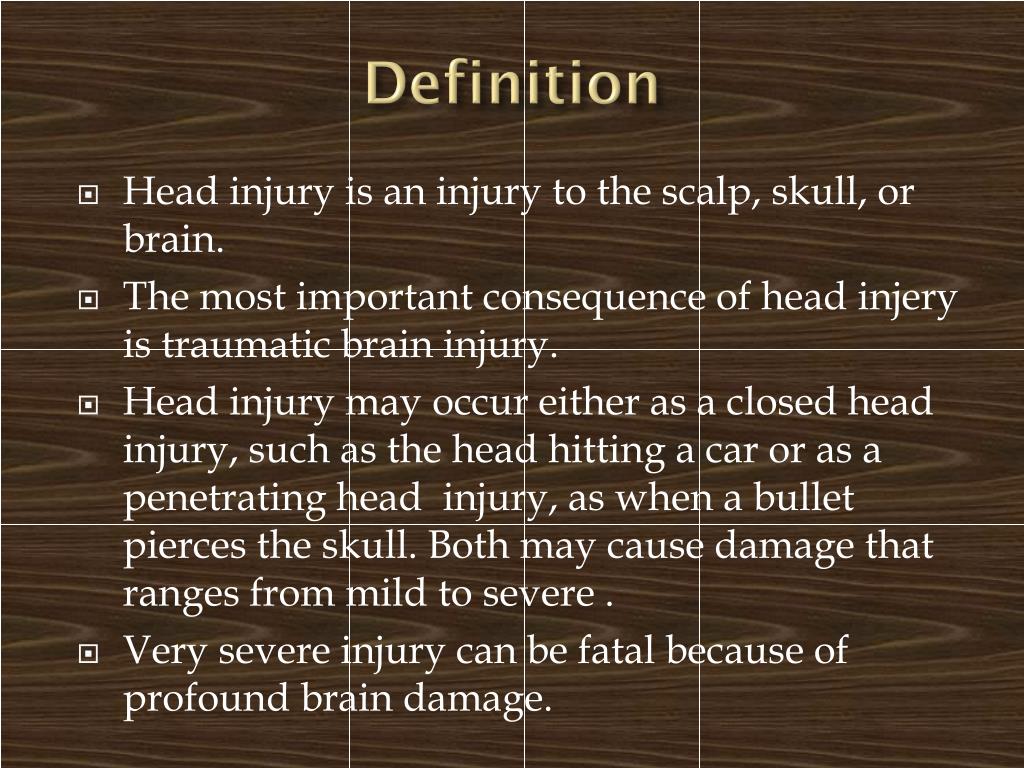 Injuries Meaning