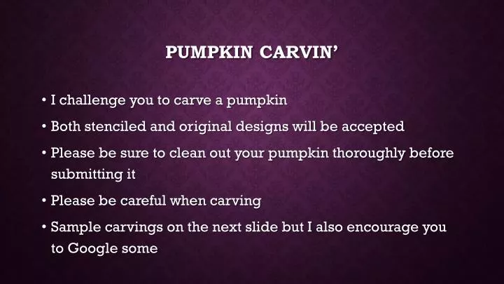 pumpkin carvin n.