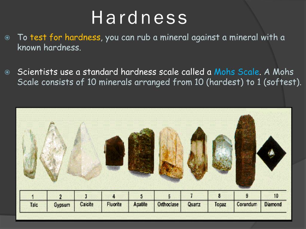 How Can You Test The Hardness Of A Mineral at Debra Schaper blog How Can You Test The Hardness Of A Mineral at Debra Schaper blog