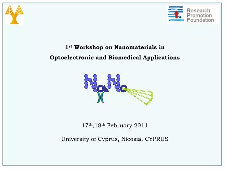 PPT 1 st on Nanomaterials in Optoelectronic and Biomedical