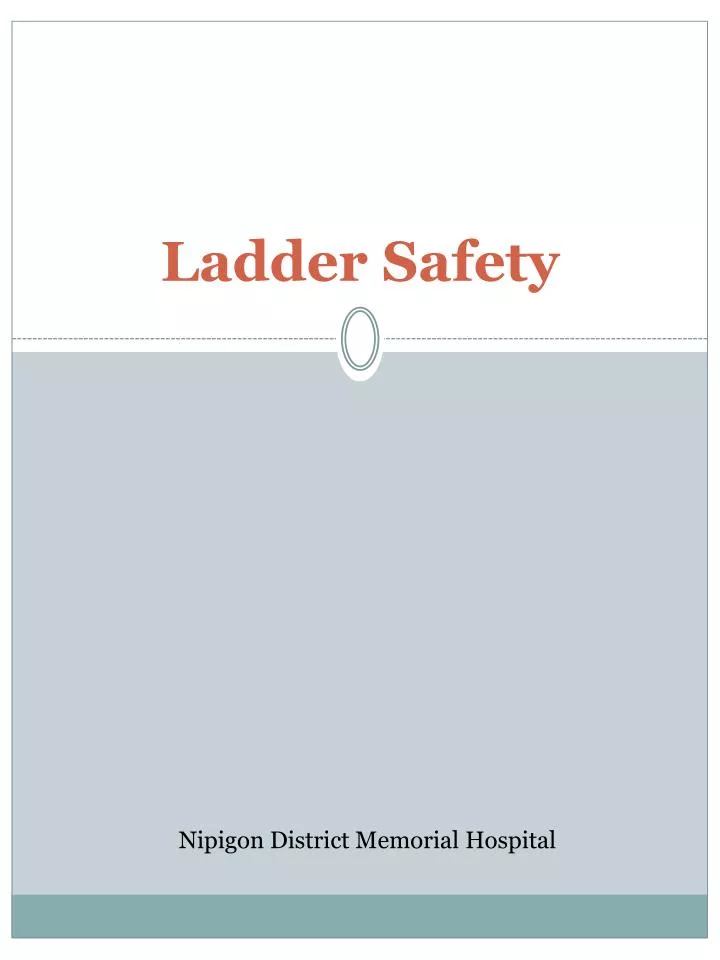 PPT Ladder Safety PowerPoint Presentation, free download ID2027473
