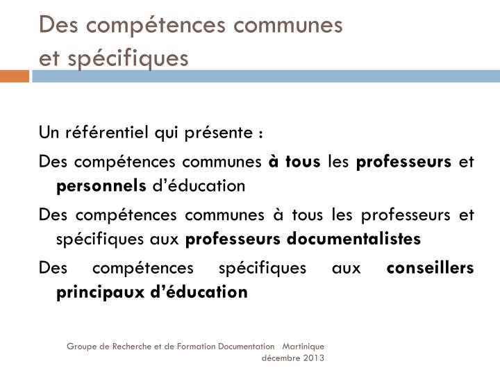Référentiel Des Compétences Professionnelles Des Métiers Du Professorat Pdf