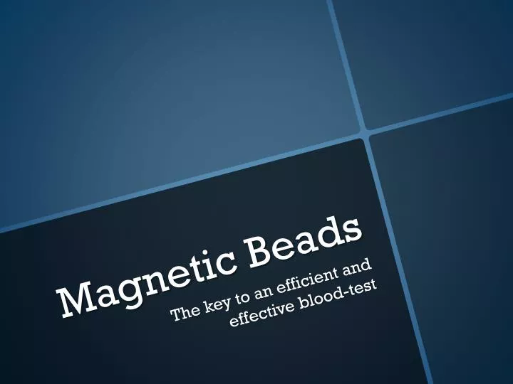 magnetic beads n.