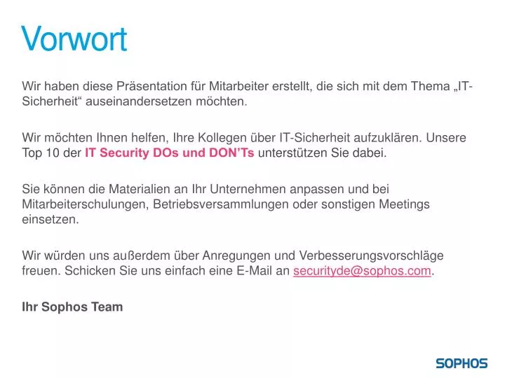 Ppt Vorwort Powerpoint Presentation Free Download Id