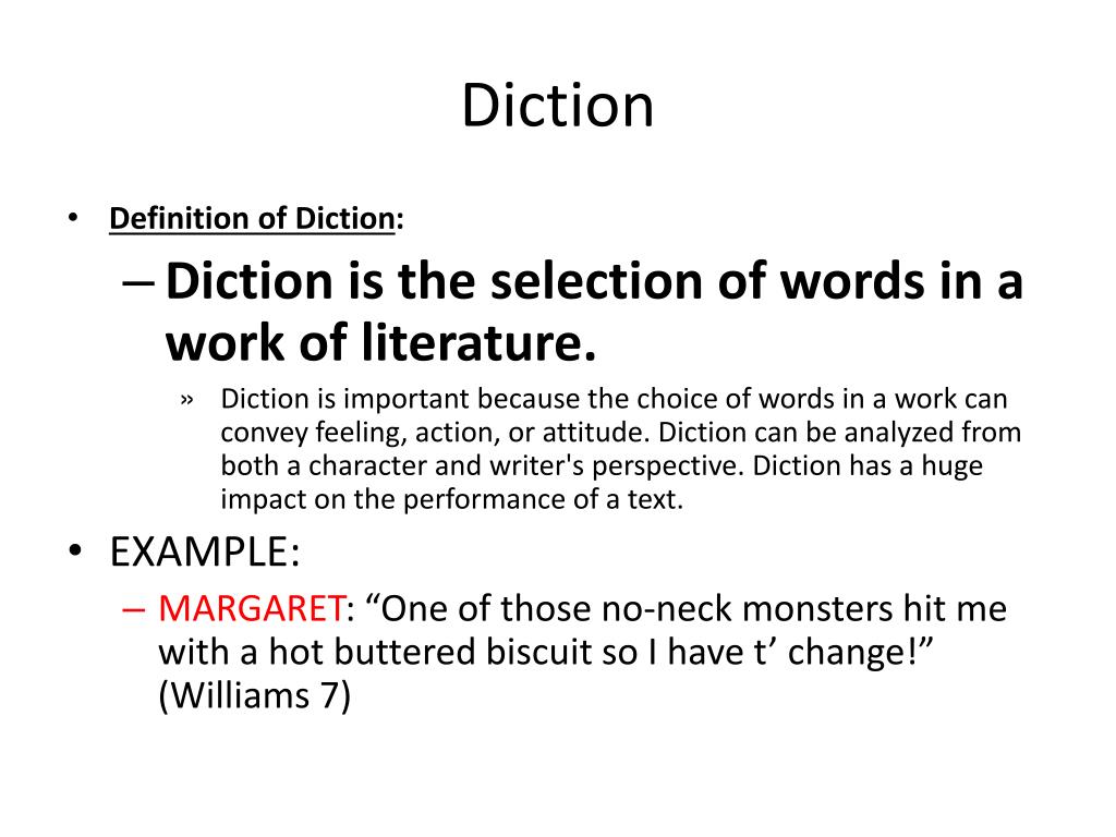 abstract diction in literature