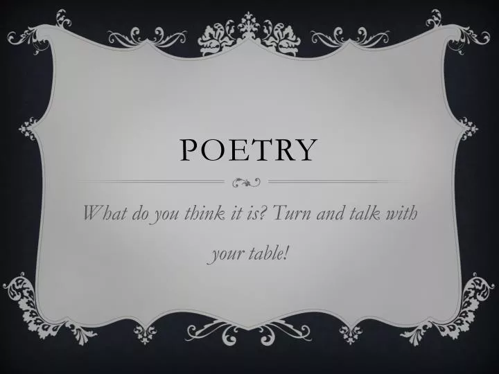 poetry n.