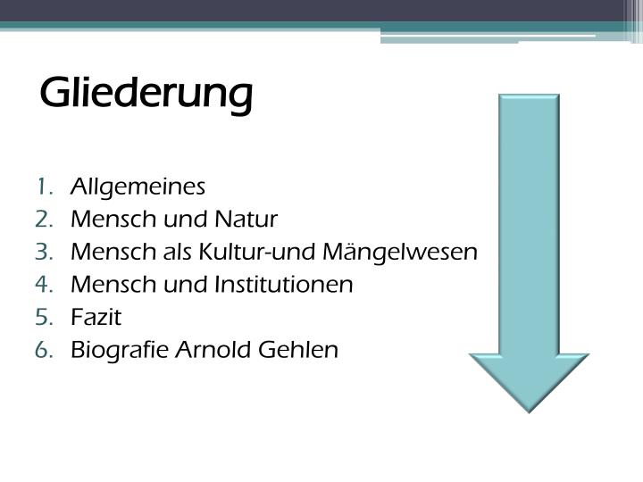 arnold gehlen mngelwesen