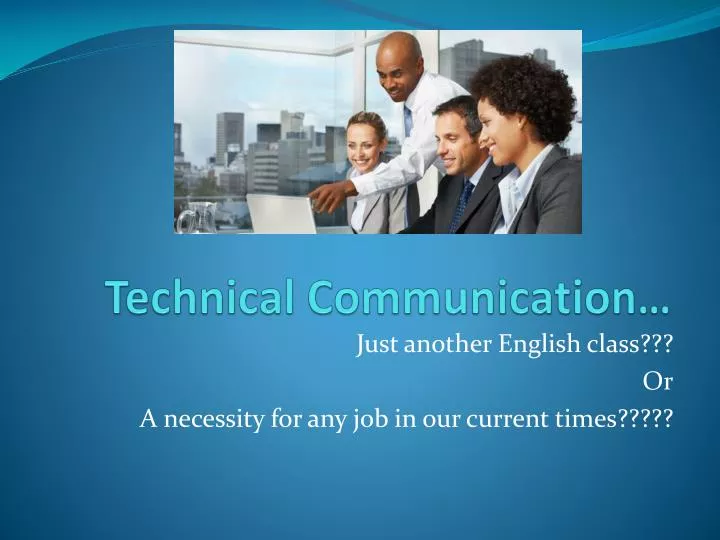 technical communication presentation