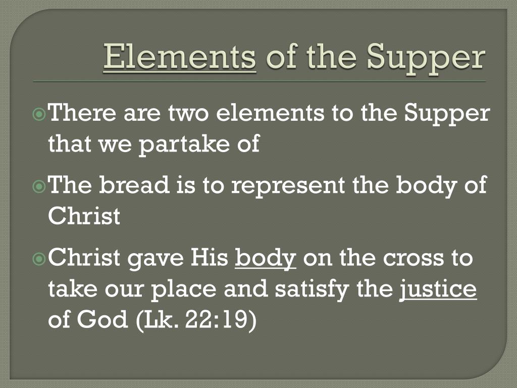 PPT - The Lord’s Supper PowerPoint Presentation, Free Download - ID:2031829