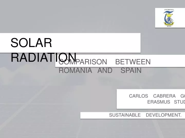 PPT SOLAR RADIATION PowerPoint Presentation, free download ID2033230