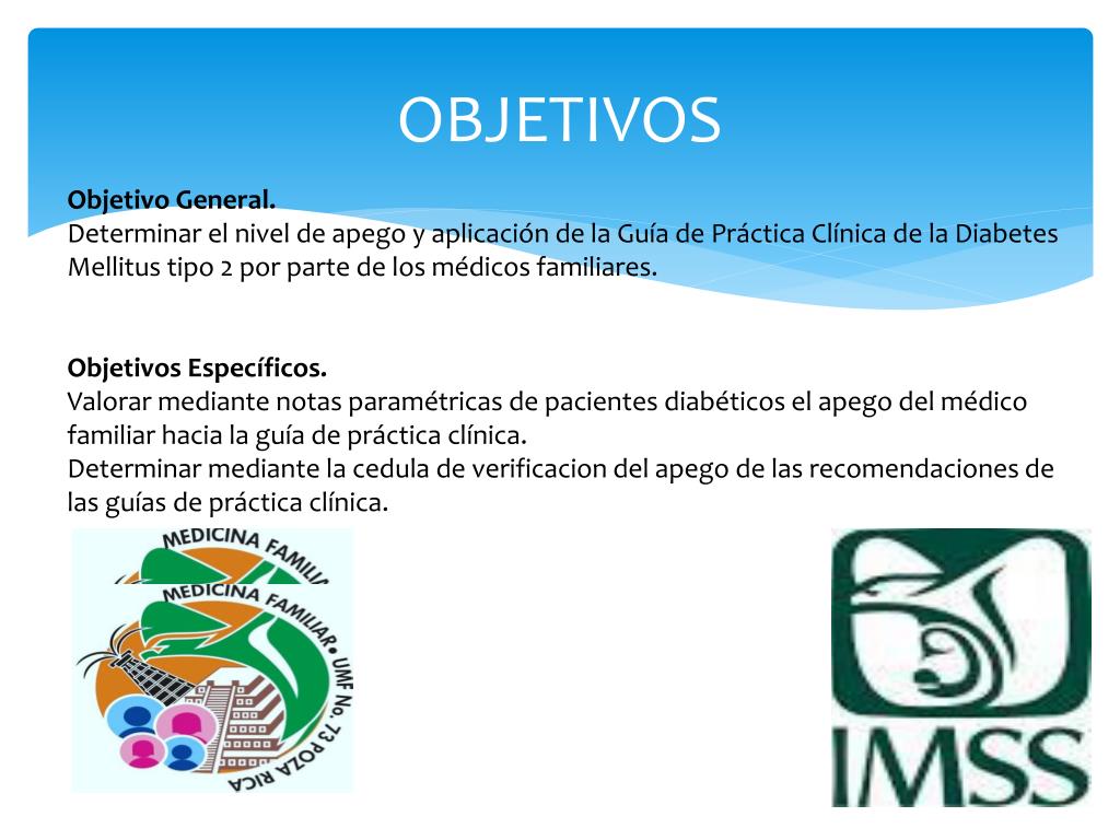PPT - ‘ ‘ ‘‘APEGO A LA GPC DE DIABETES MELLITUS TIPO 2 POR MÉDICOS