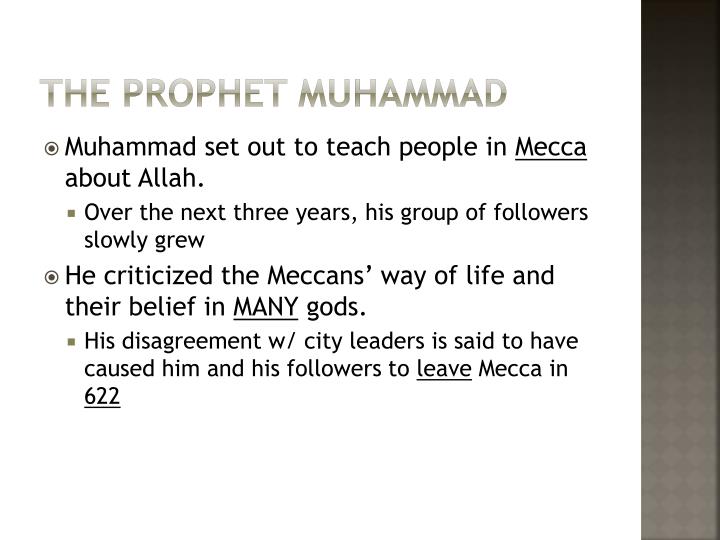 PPT - The Beginnings of Islam PowerPoint Presentation - ID:2033806