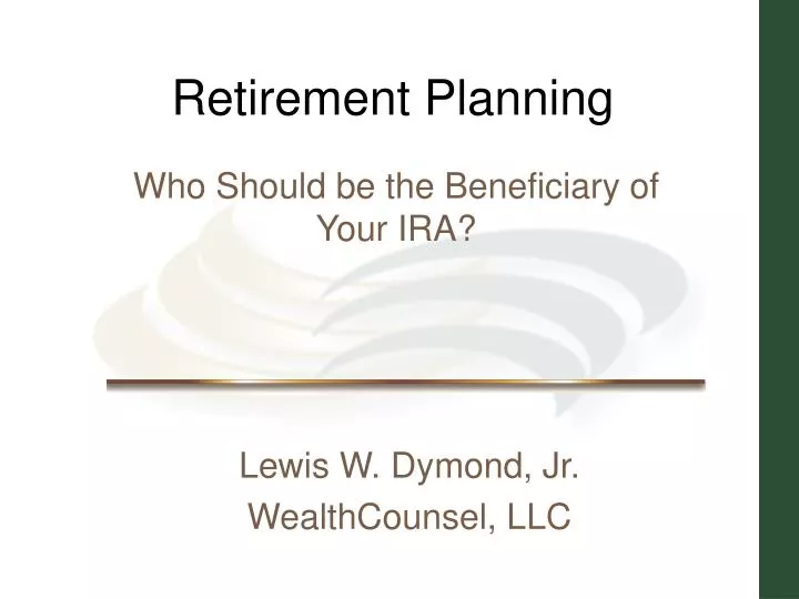 retirement planning powerpoint