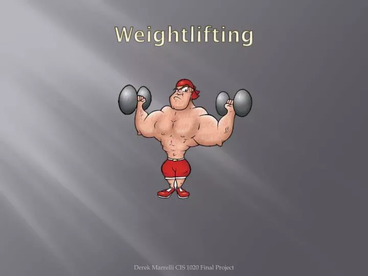 weightlifting n.