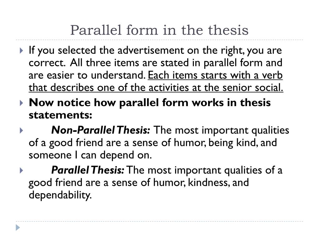 PPT The Thesis Statement PowerPoint Presentation Free Download ID 