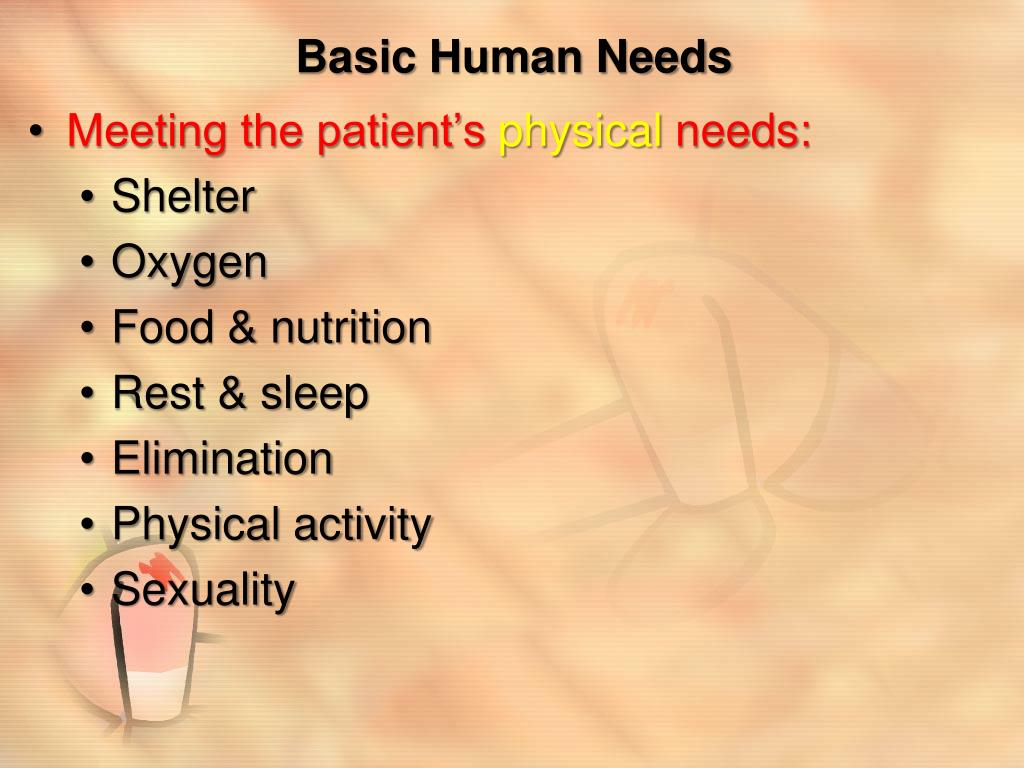 PPT Meeting Basic Human Needs PowerPoint Presentation Free Download 