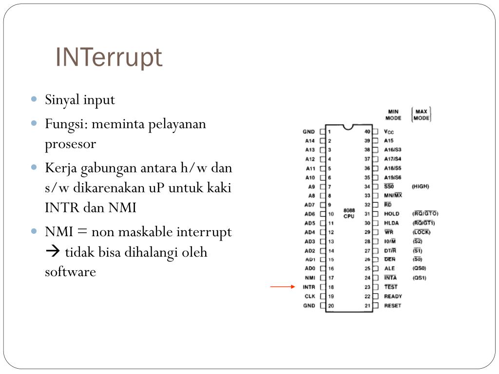 Allow interrupt Allow interrupt
