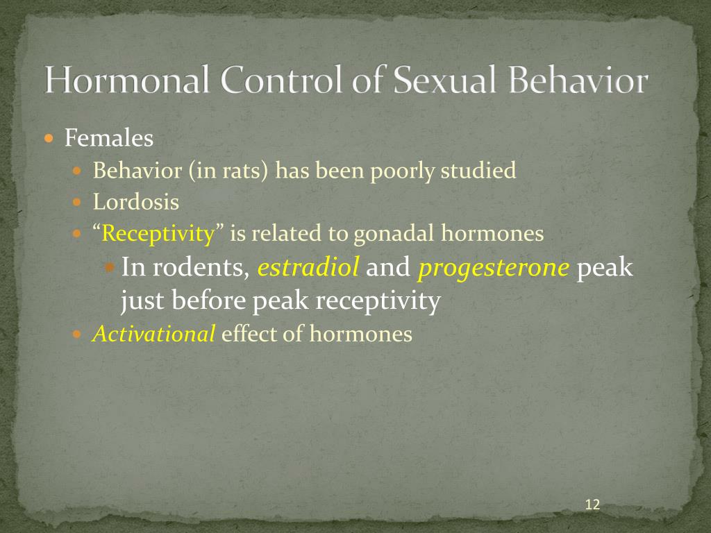 PPT Organizational a nd Activational Effects of Hormones