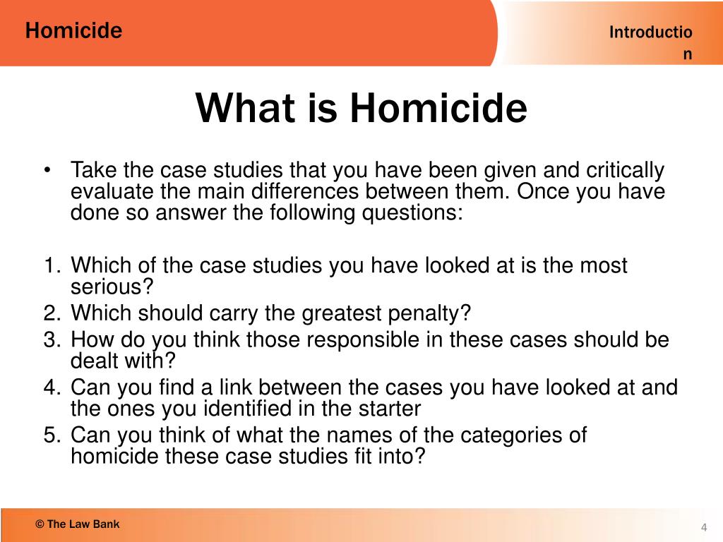 thesis on a homicide ending explained