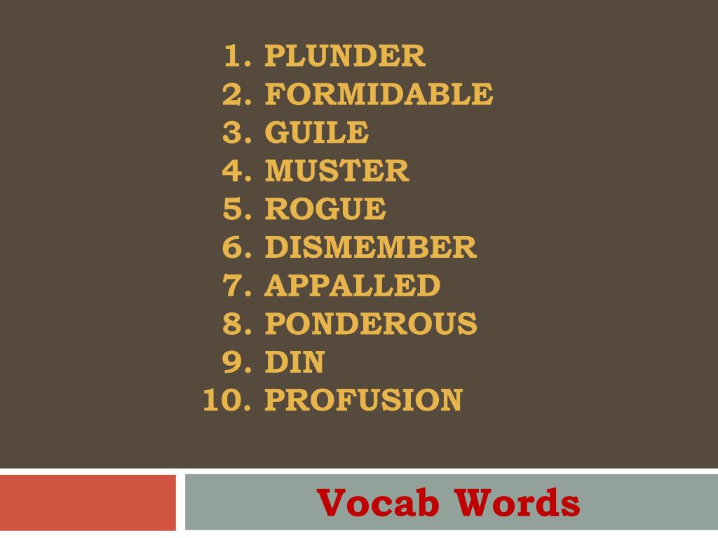 PPT - The Odyssey Vocabulary PowerPoint Presentation, free download -  ID:2288663