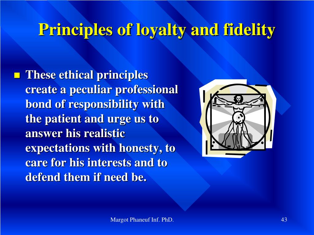 ethical principle fidelity ethical principle fidelity